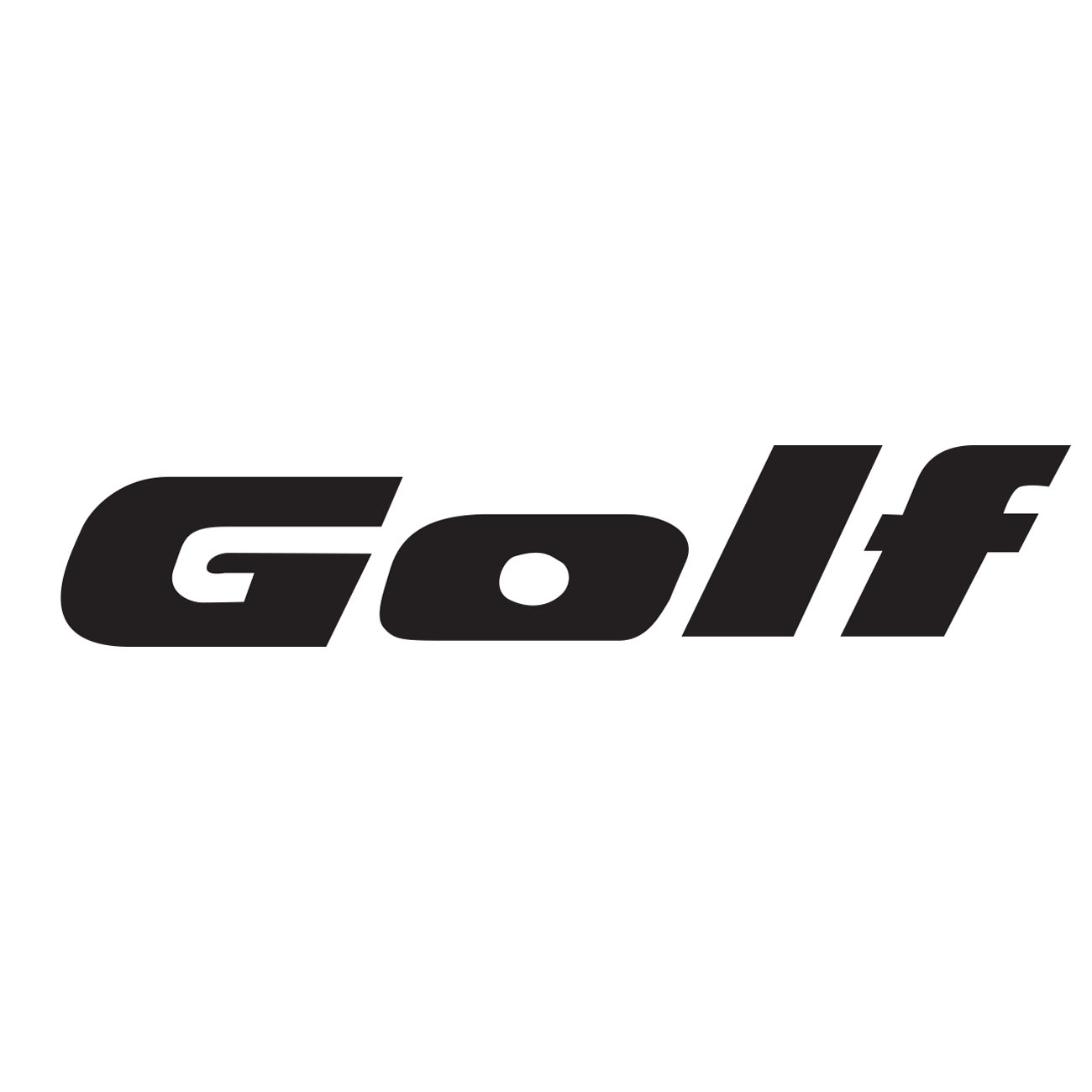 VW Golf logo Vis alle stickers FolieGejl.dk
