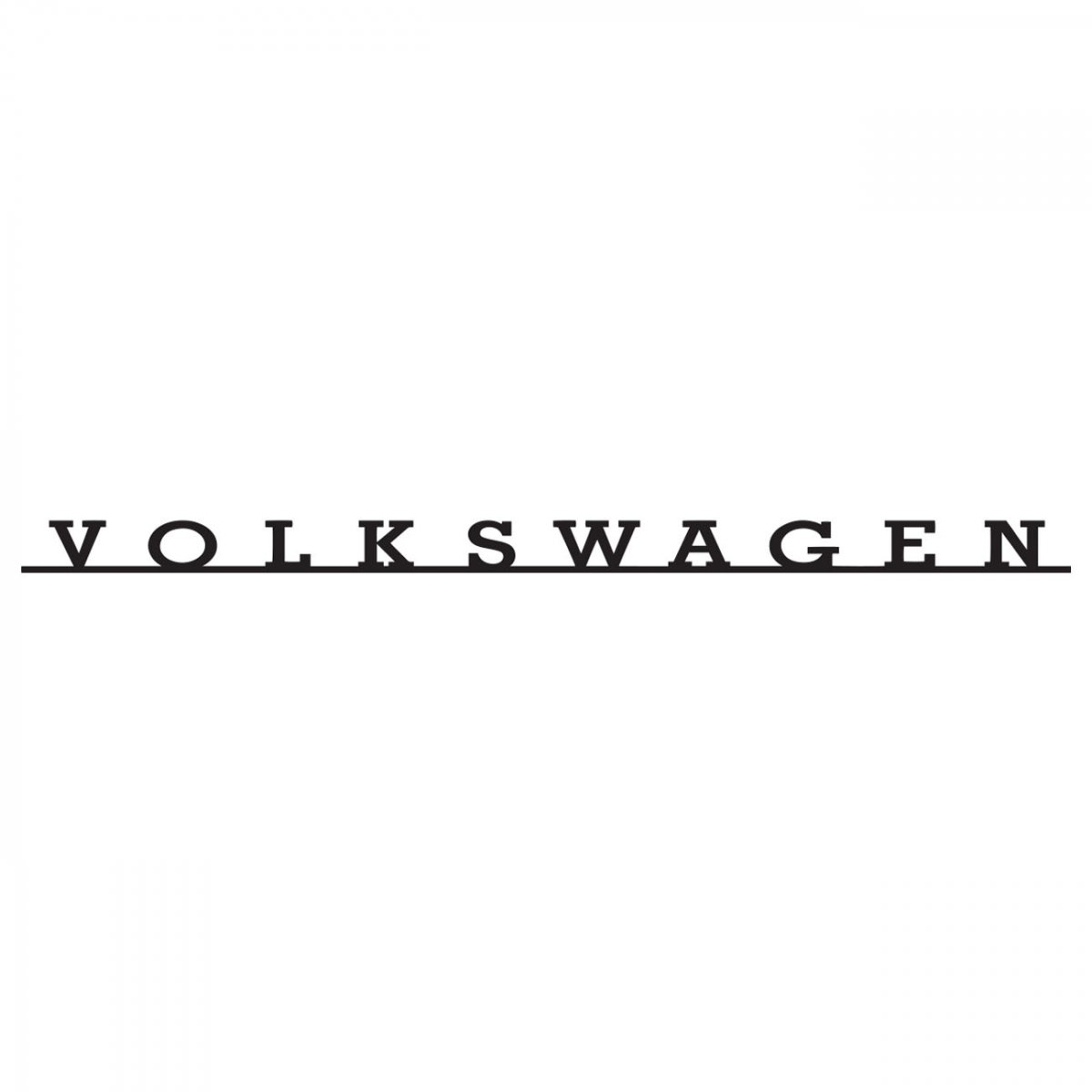 Volkswagen Logo Retro Vis Alle Stickers Foliegejldk