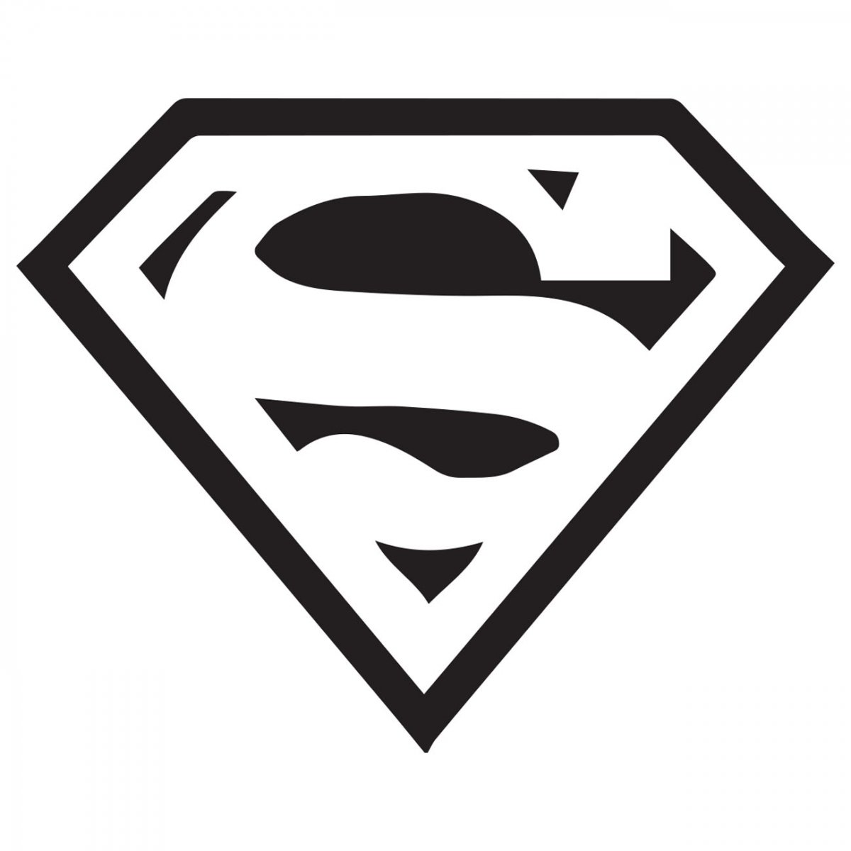 Superman logo - Vis alle stickers - FolieGejl.dk