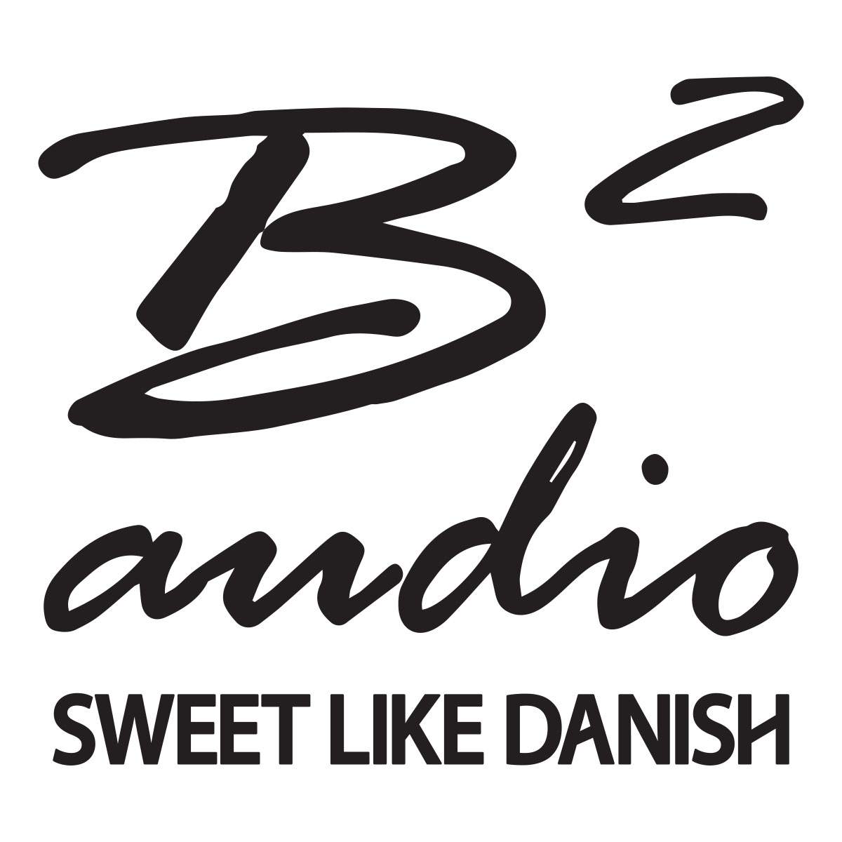 b2 audio logo sweet like danish - Vis alle stickers - FolieGejl.dk