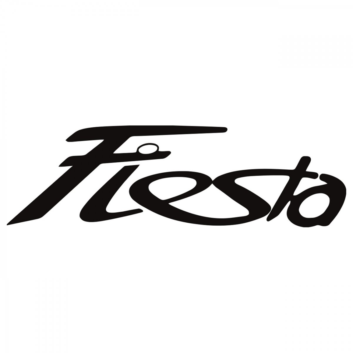 Ford Fiesta logo - Vis alle stickers - FolieGejl.dk