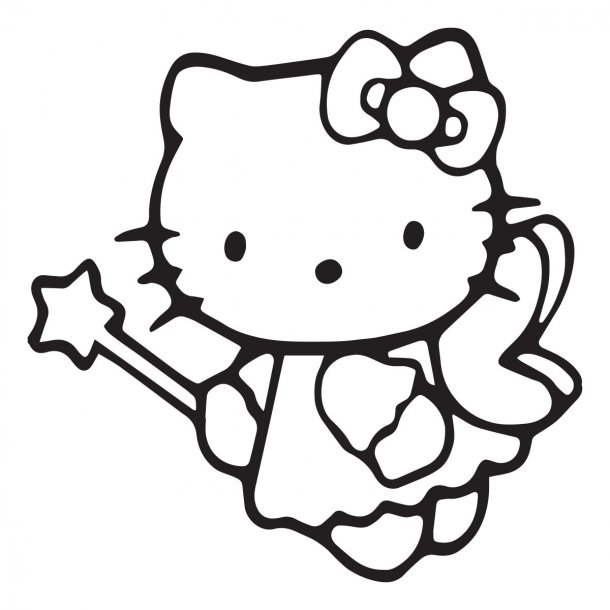 hello kitty - fairy - Vis alle stickers - FolieGejl.dk