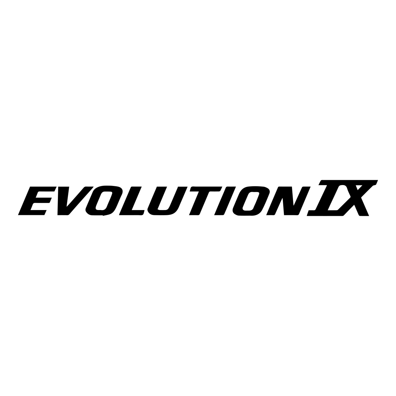 Mitsubishi Evolution Ix Logo Vis Alle Foliegejl Dk