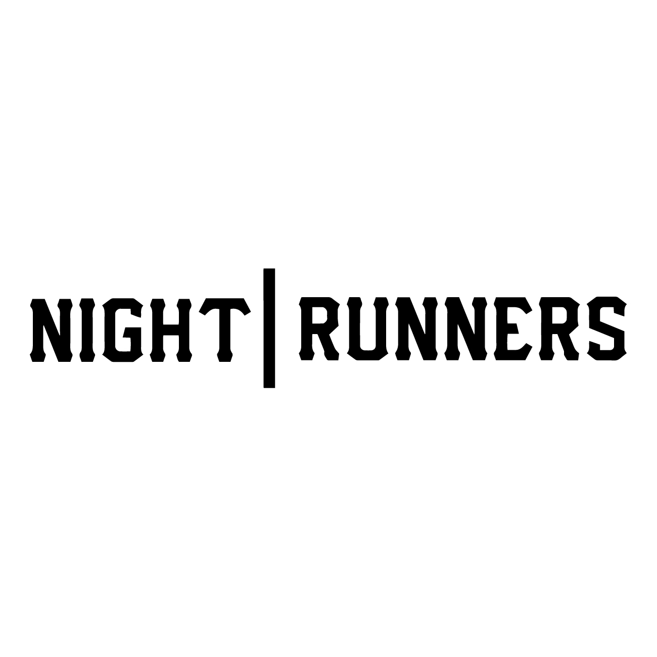 Night Runner Design 2 Træf & Klub stickers FolieGejl.dk